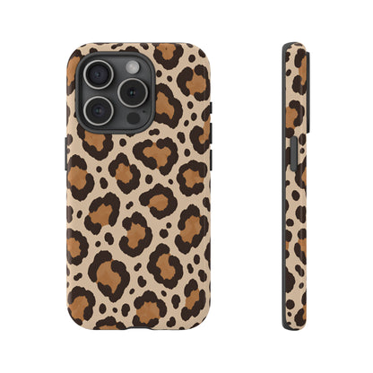 Leopard Print iPhone Tough Case | Cocoa Wildcat