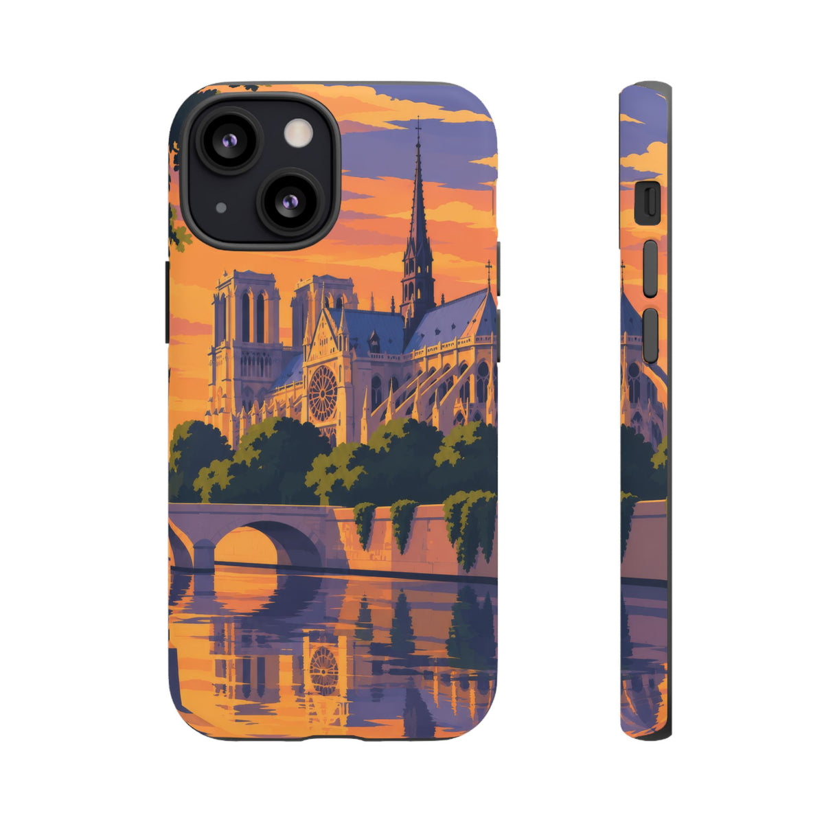 Notre Dame — Cathedral Twilight iPhone Tough Case