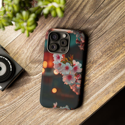 Kyoto Blossom Lanterns iPhone Tough Phone Case