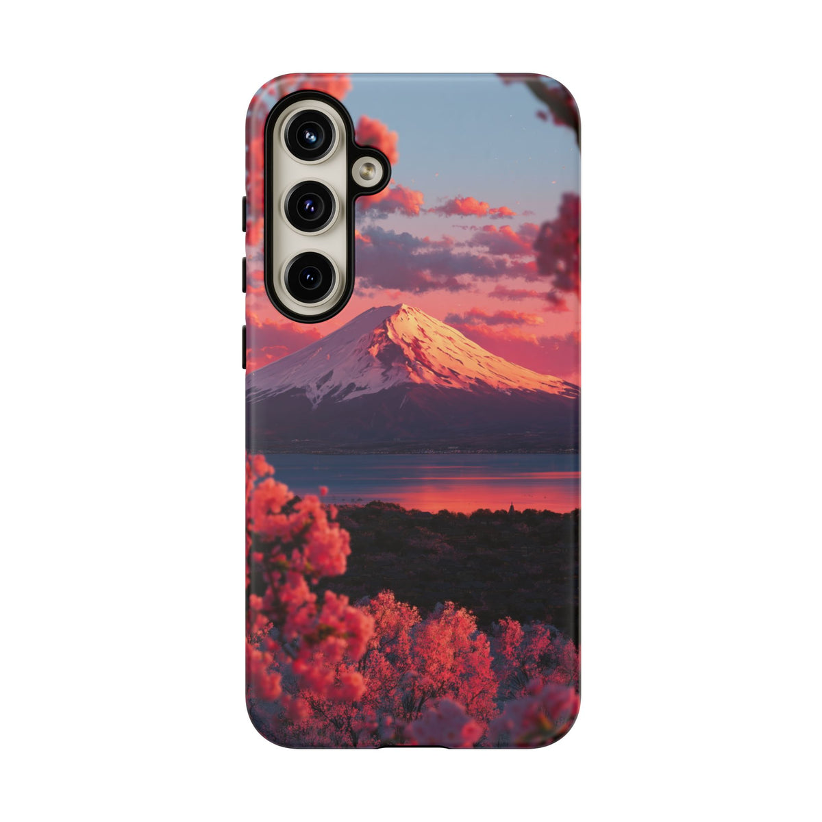 Fuji Rose Horizon Samsung Galaxy Tough Phone Case