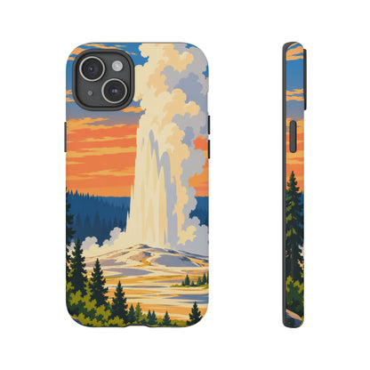 Yellowstone — Geyser Dawn iPhone Tough Case