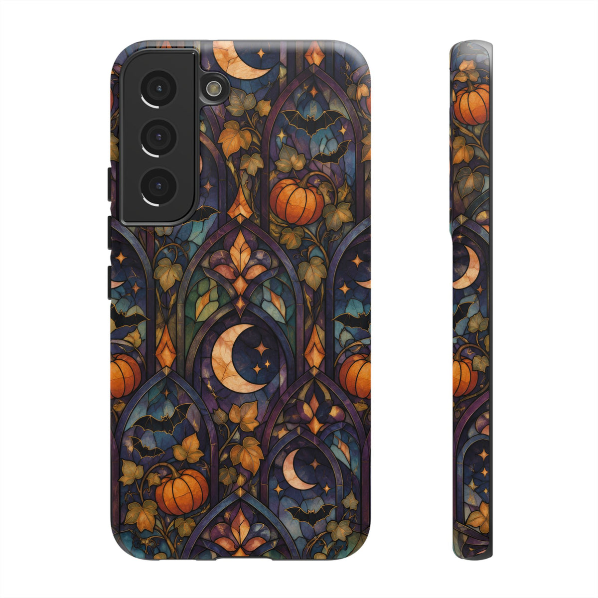 Amber Moon Window Samsung Galaxy Tough Case | celestial halloween