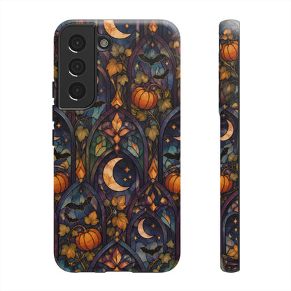 Amber Moon Window Samsung Galaxy Tough Case | celestial halloween