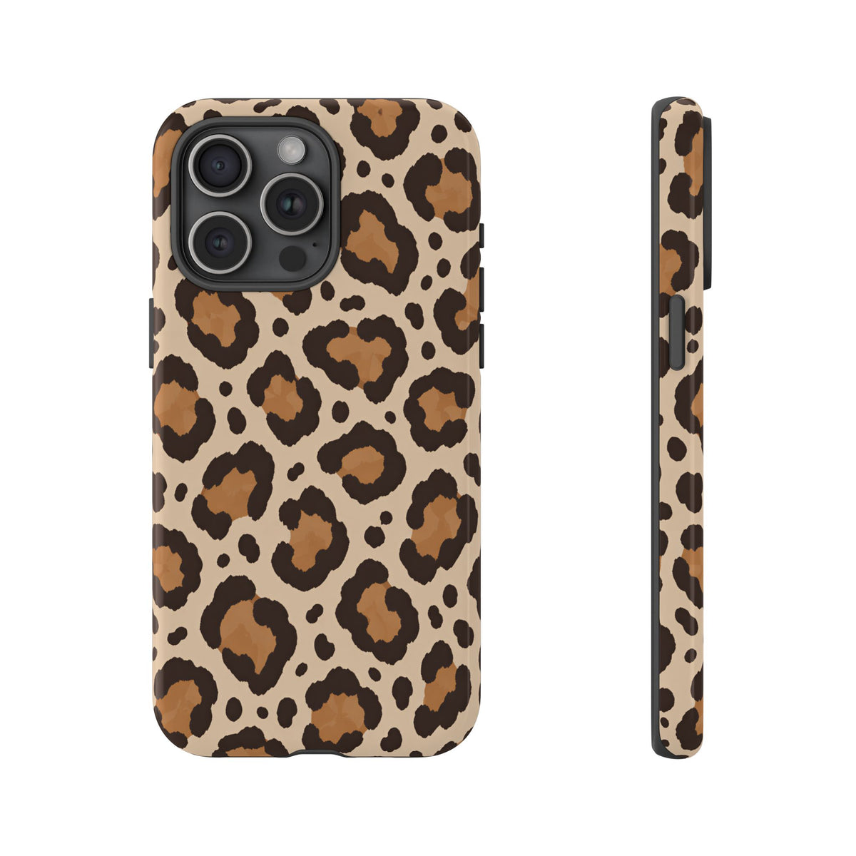 Leopard Print iPhone Tough Case | Cocoa Wildcat