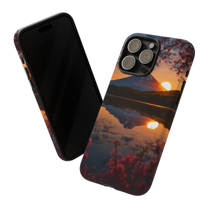 Fuji Golden Reflection iPhone Tough Phone Case