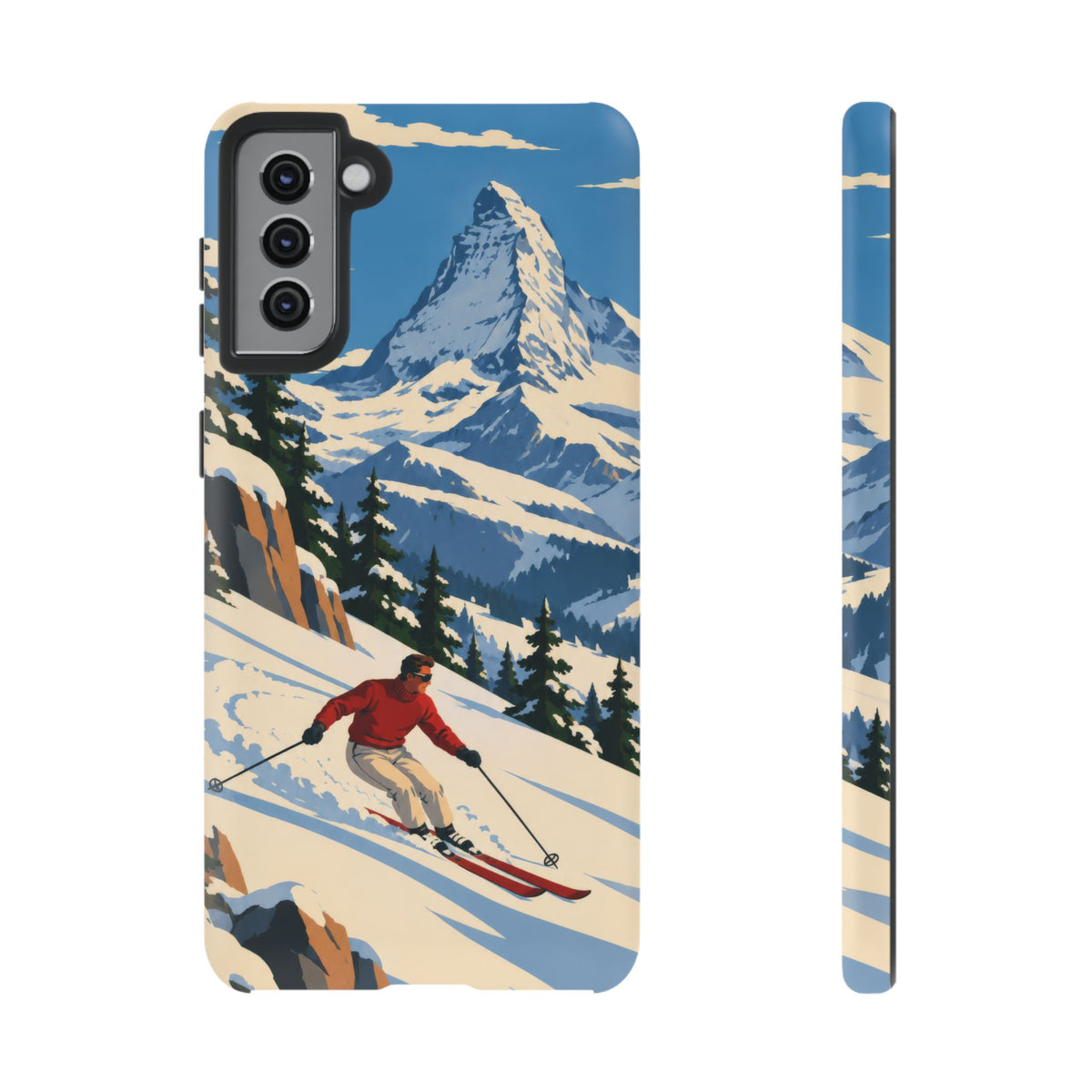Swiss Skiing — Downhill Arc Samsung Galaxy Tough Case