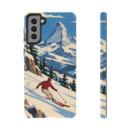 Swiss Skiing — Downhill Arc Samsung Galaxy Tough Case