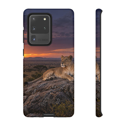 Lioness in the Blue Hour Samsung Galaxy Tough Case