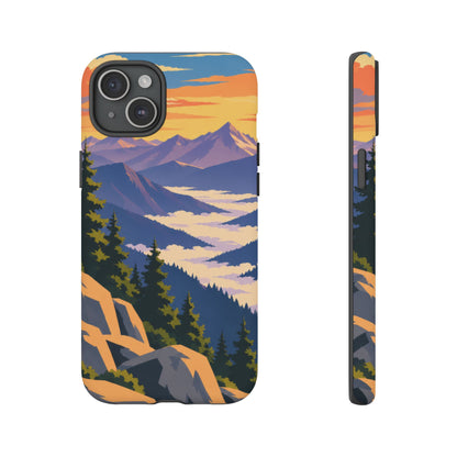 Misty Mountains — Amethyst Pass iPhone Tough Case