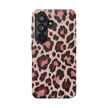 Wild Burgundy Samsung Galaxy Tough Case | leopard print