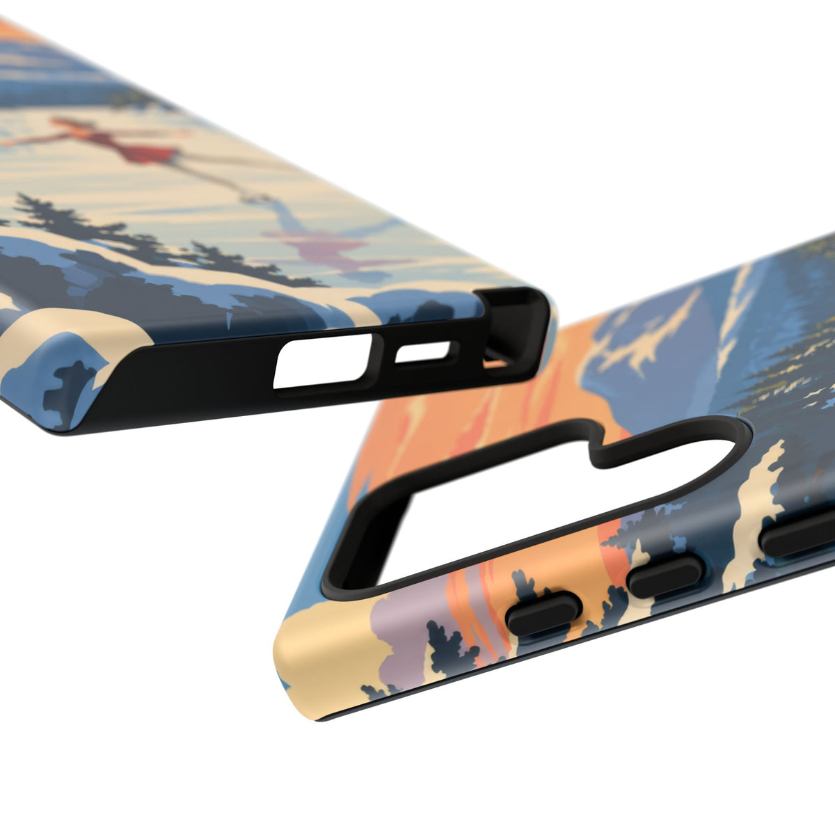 Lake Placid Skater — Winter Glide Samsung Galaxy Tough Case