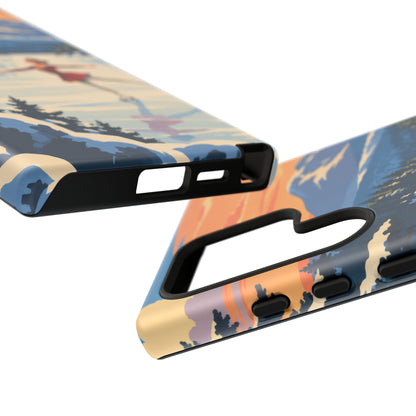 Lake Placid Skater — Winter Glide Samsung Galaxy Tough Case