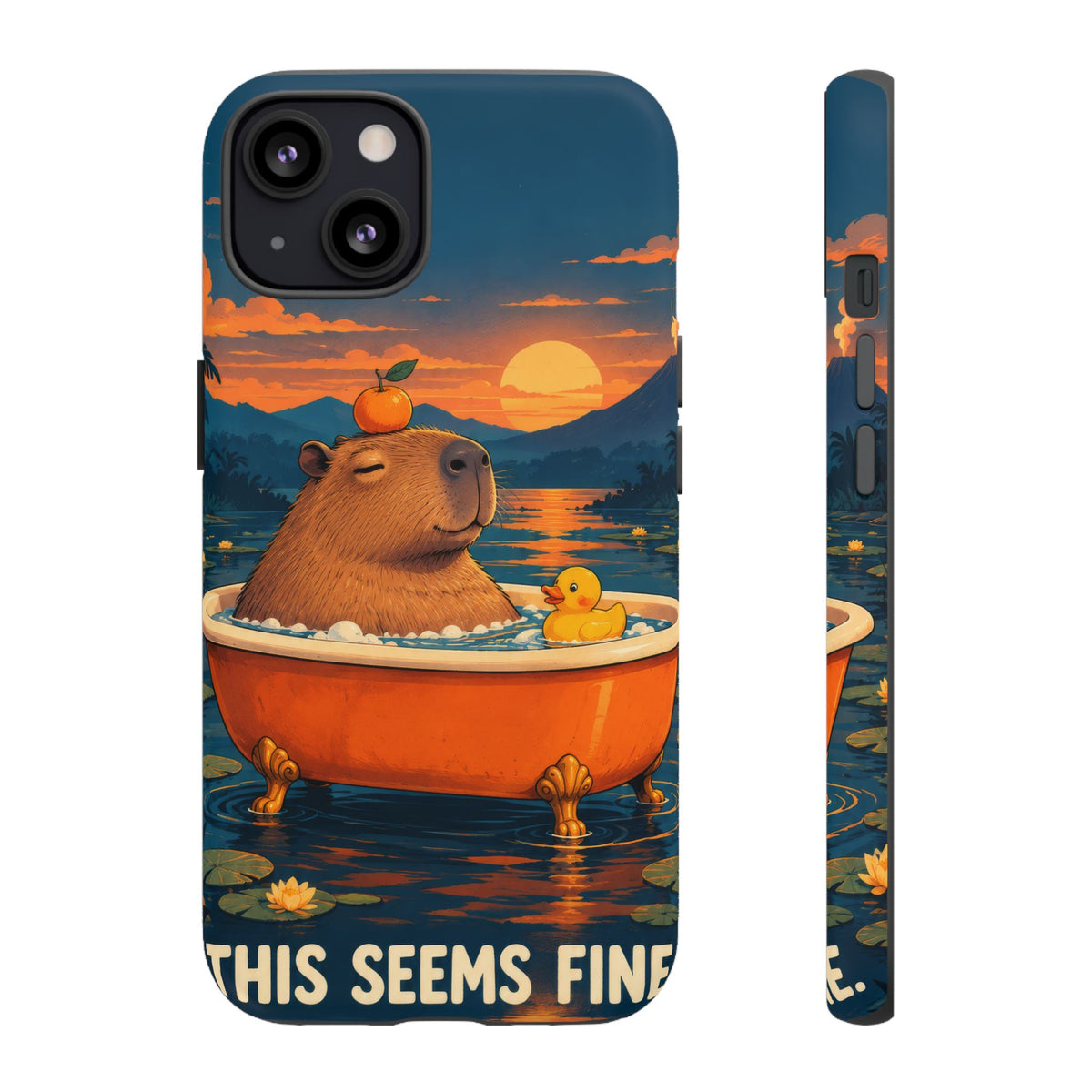 Minor Inconvenience iPhone Tough Case | funny capybara