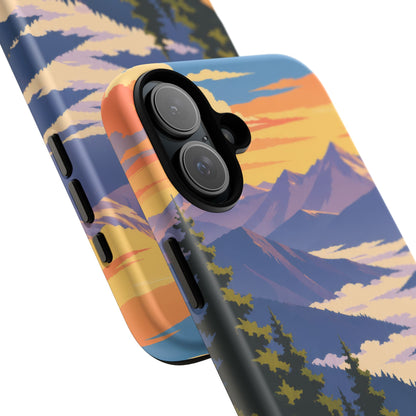 Misty Mountains — Amethyst Pass iPhone Tough Case
