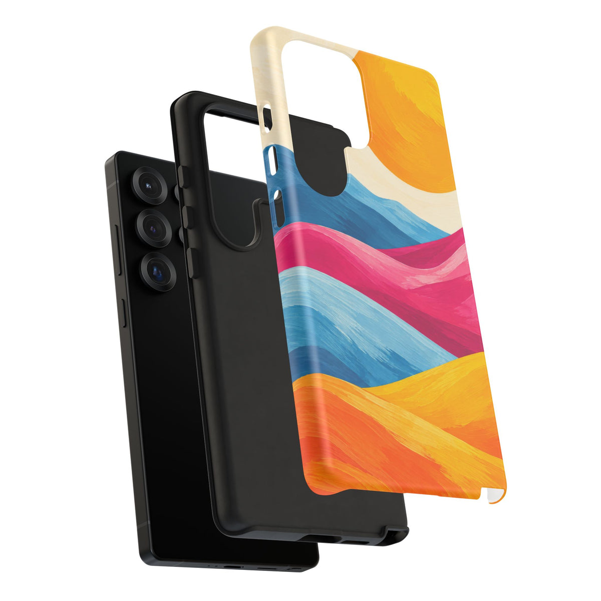 Golden Drift Samsung Galaxy Tough Case | colorful hills