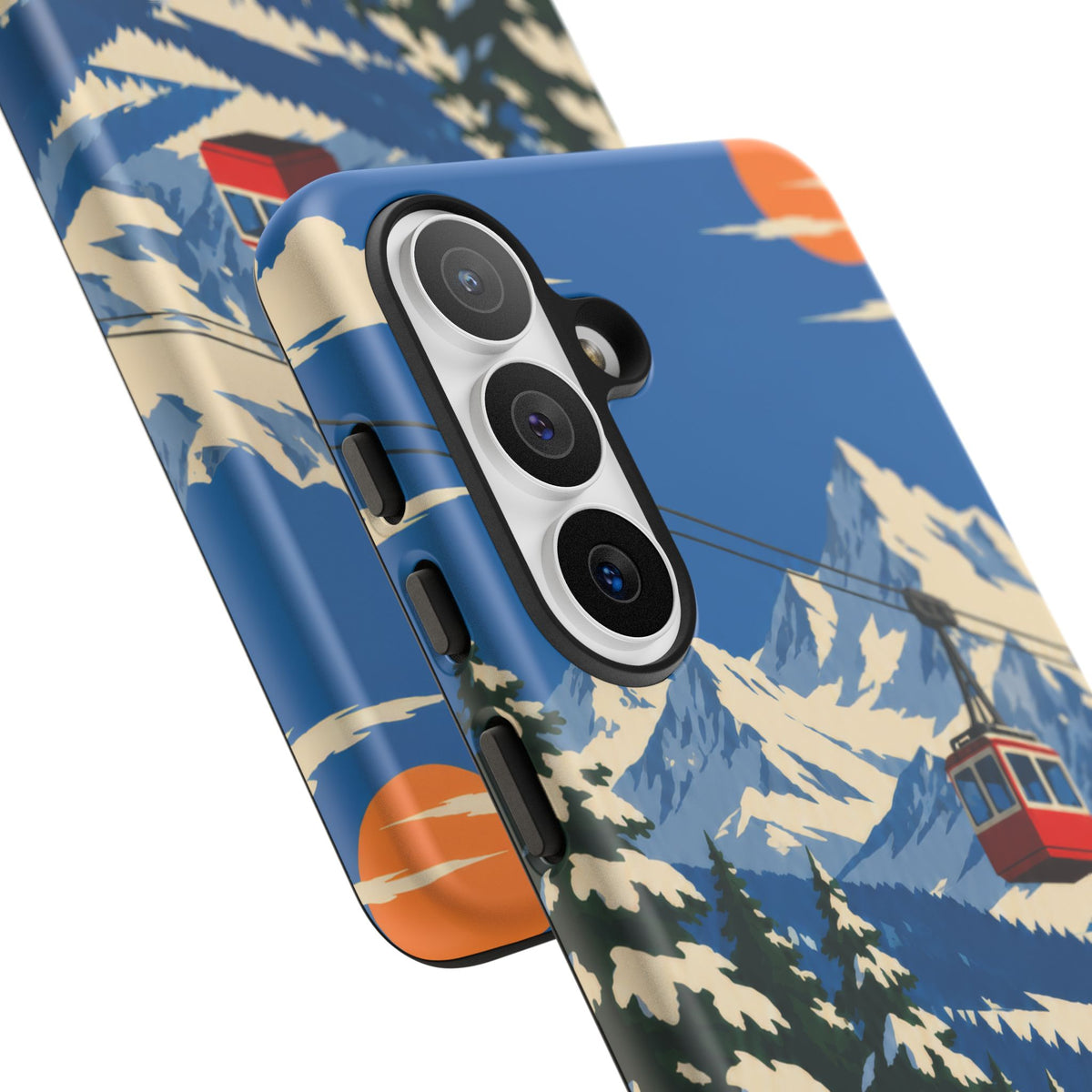 Swiss Skiing — Lift to the Sky Samsung Galaxy Tough Case