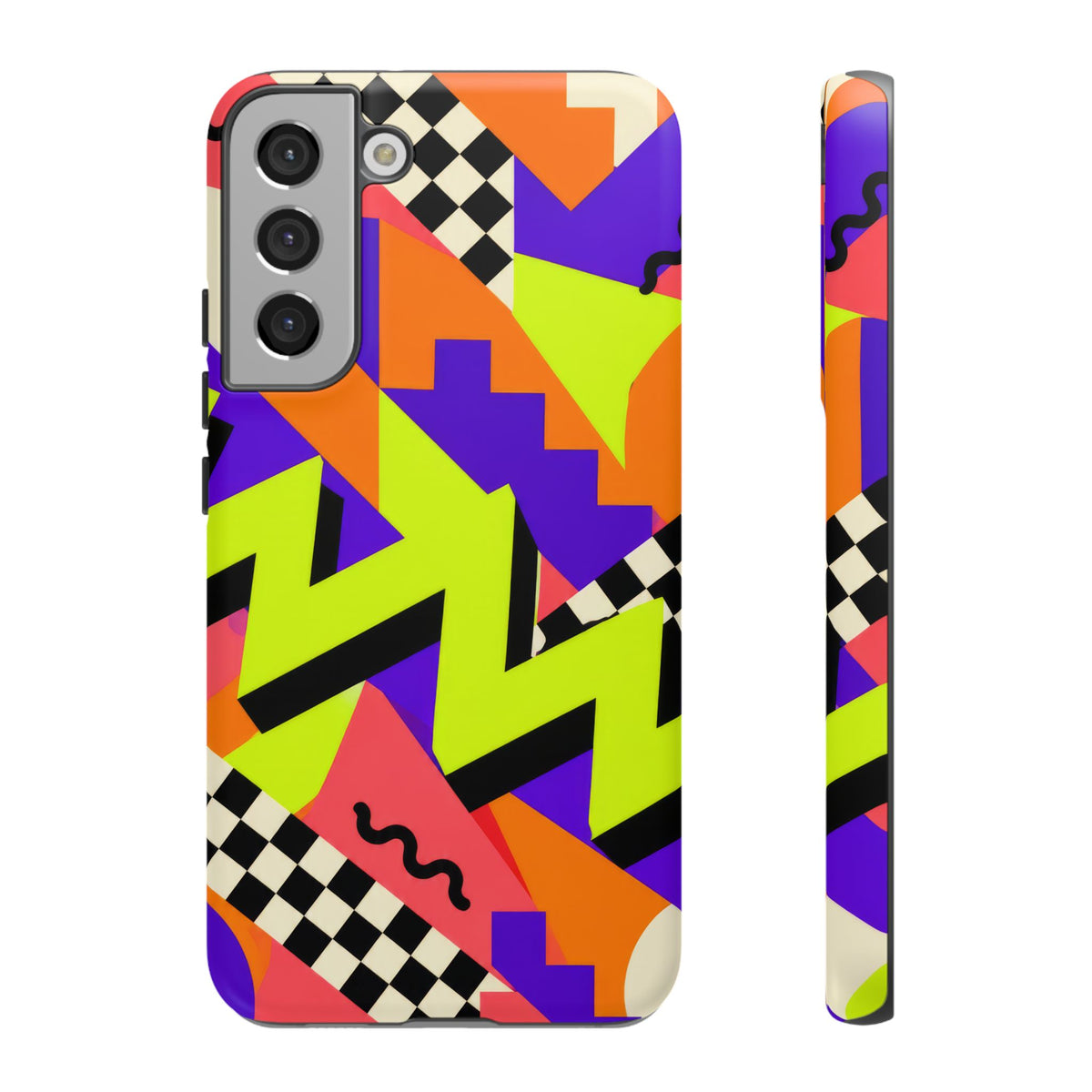 Acid Arcade Samsung Galaxy Tough Case | Bright Retro Geometry