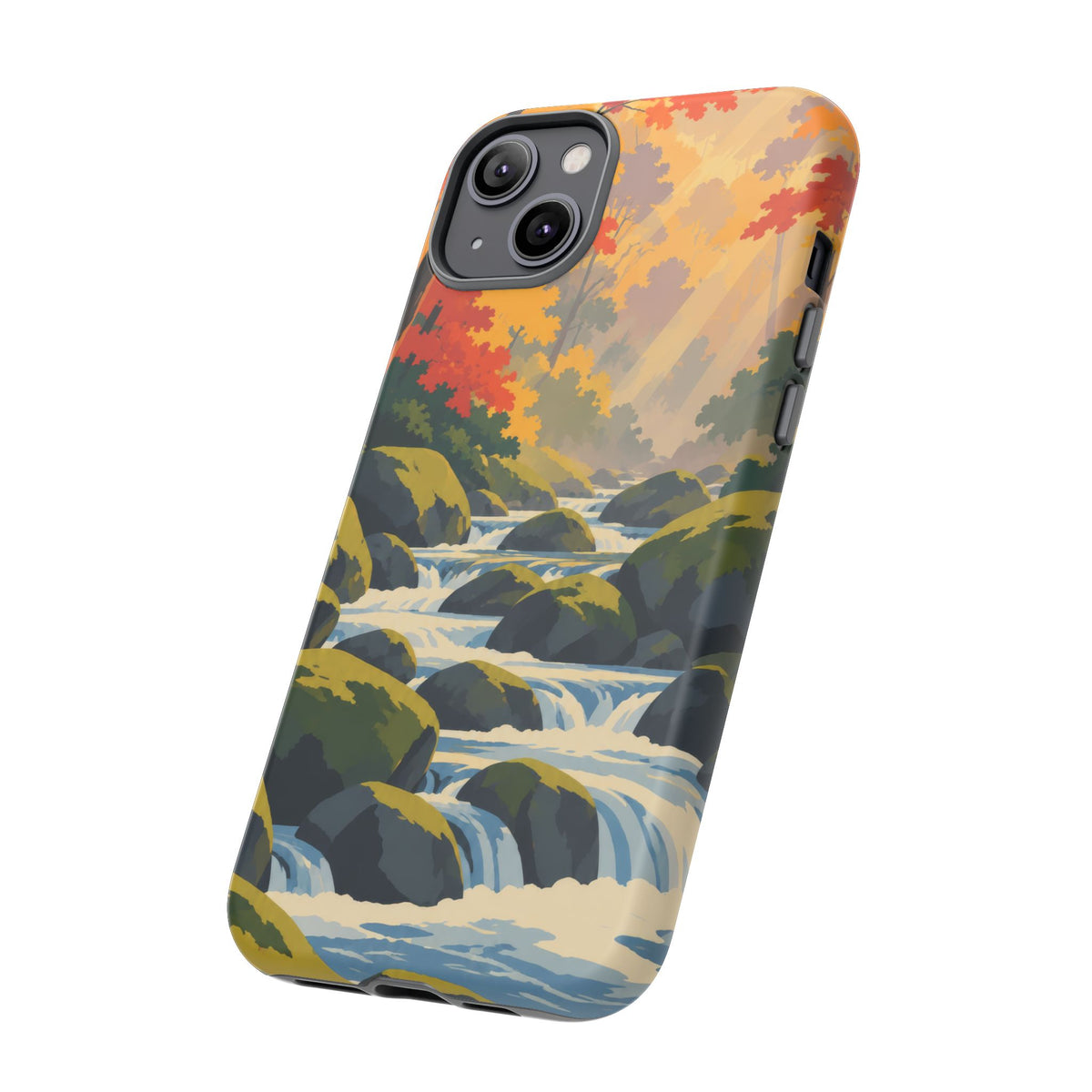 Great Smoky Mountains — Autumn Creek iPhone Tough Case