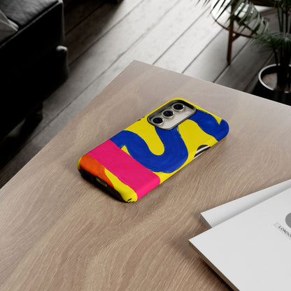 Offbeat Samsung Galaxy Tough Case | Abstract Color Block Art