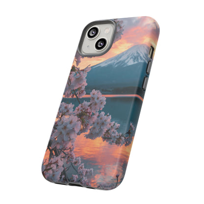 Fuji Petal Reflection iPhone Tough Phone Case