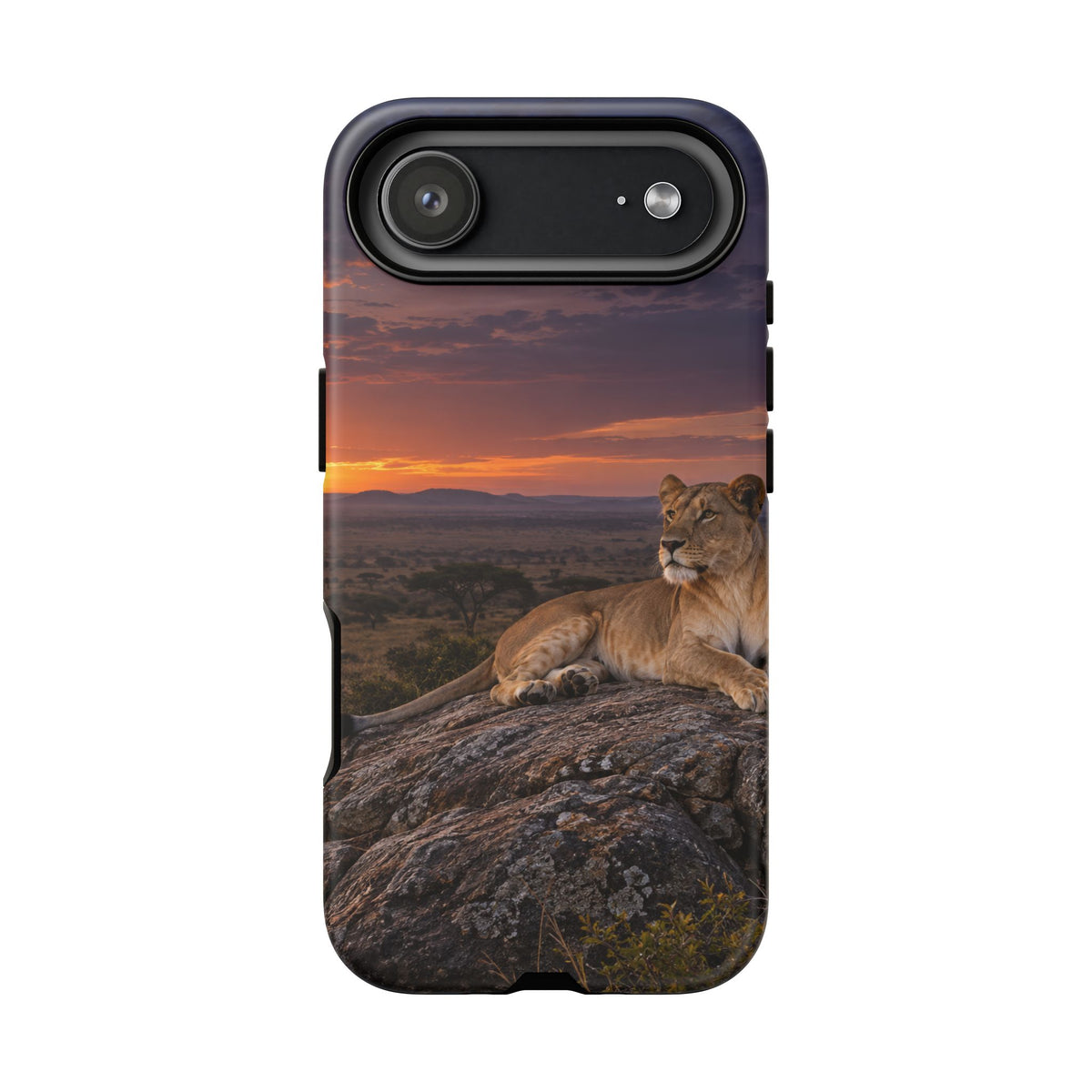 Lioness in the Blue Hour iPhone Tough Case