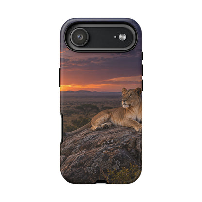 Lioness in the Blue Hour iPhone Tough Case