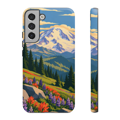 Mount Rainier — Meadow Radiance Samsung Galaxy Tough Case
