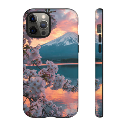 Fuji Petal Reflection iPhone Tough Phone Case