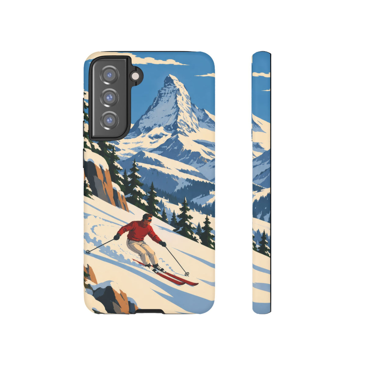 Swiss Skiing — Downhill Arc Samsung Galaxy Tough Case