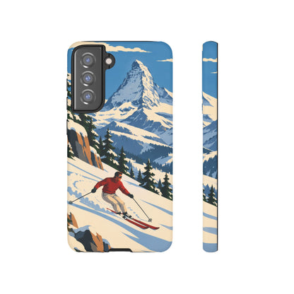 Swiss Skiing — Downhill Arc Samsung Galaxy Tough Case