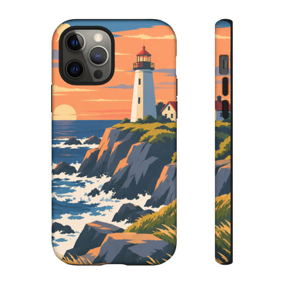 Lighthouse — Atlantic Beacon iPhone Tough Case