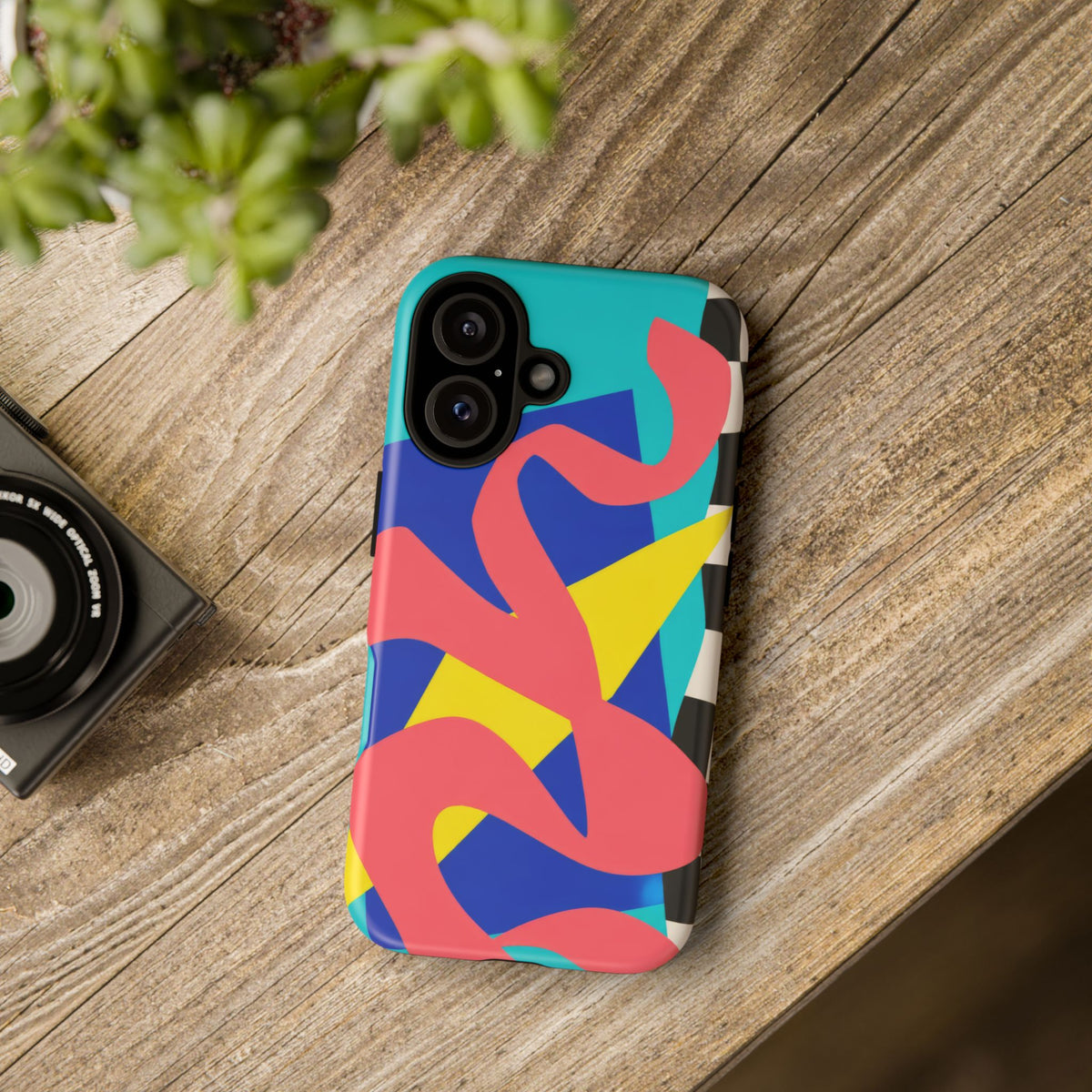 Cut Loose iPhone Tough Case | Retro Abstract Art