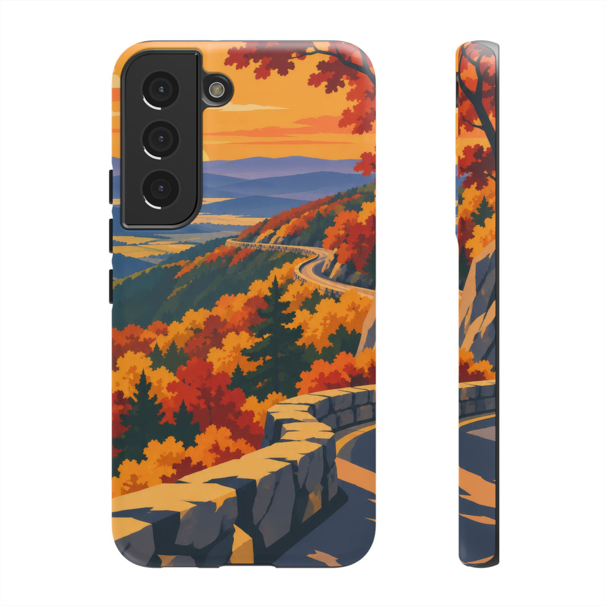 Skyline Drive — Overlook Gold Samsung Galaxy Tough Case