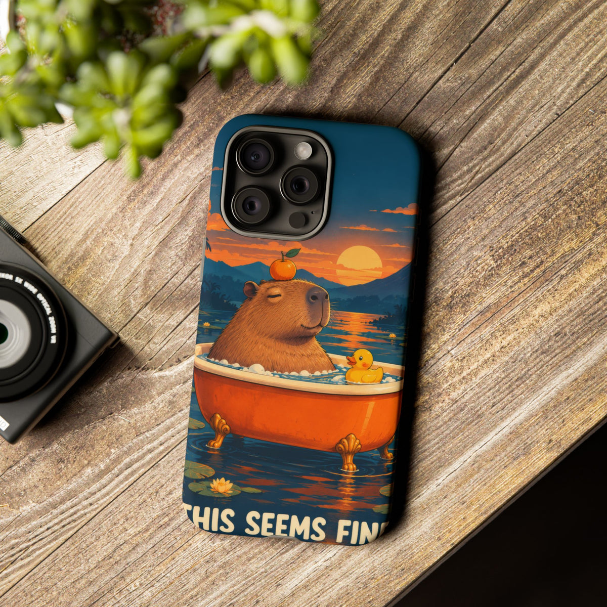 Minor Inconvenience iPhone Tough Case | funny capybara