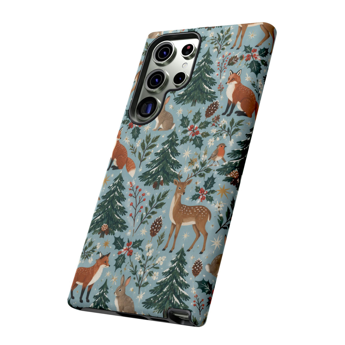 Winter Woodland Gathering Samsung Galaxy Tough Case | woodland christmas