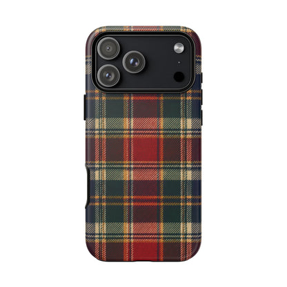 Highland Holiday iPhone Tough Case | christmas plaid