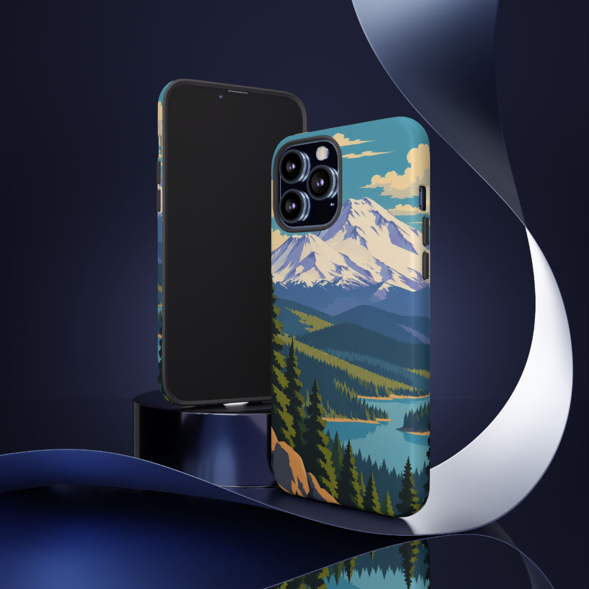 Mount Shasta — Snowlight iPhone Tough Case