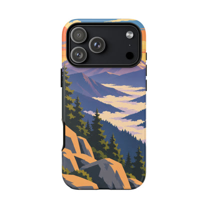 Misty Mountains — Amethyst Pass iPhone Tough Case