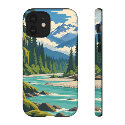 Hoh Rain Forest — Rivergreen iPhone Tough Case