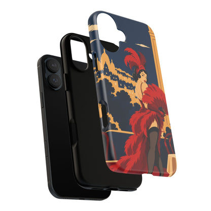 Moulin Rouge Dancer — Velvet Encore iPhone Tough Case | cabaret dancer