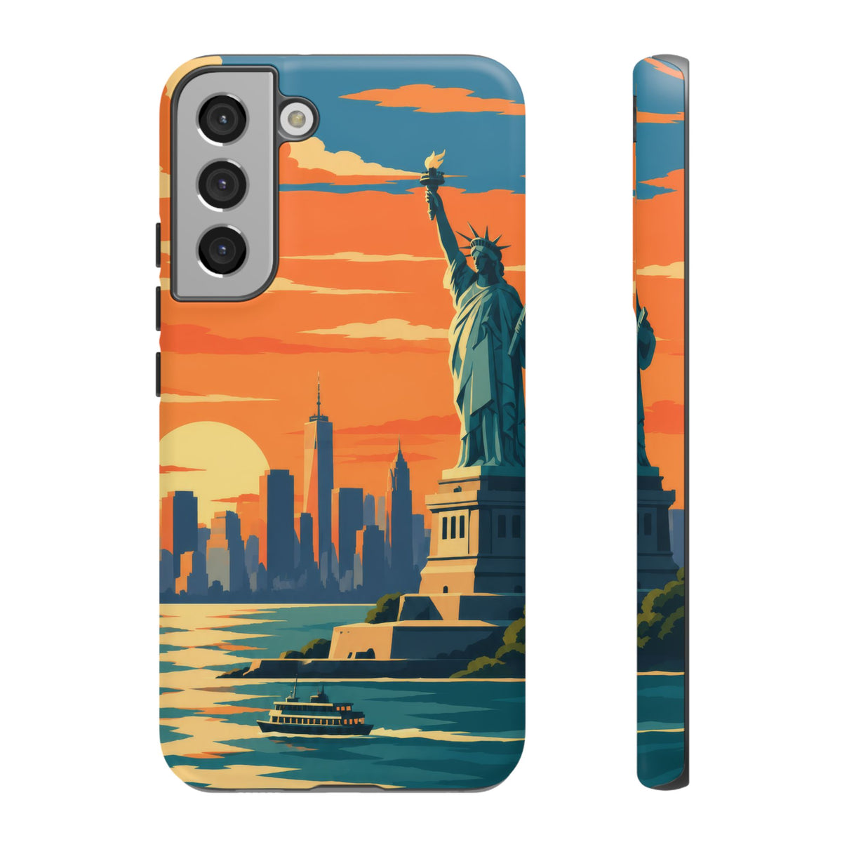 New York City — Harbor Liberty Samsung Galaxy Tough Case