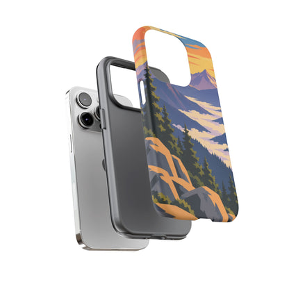 Misty Mountains — Amethyst Pass iPhone Tough Case