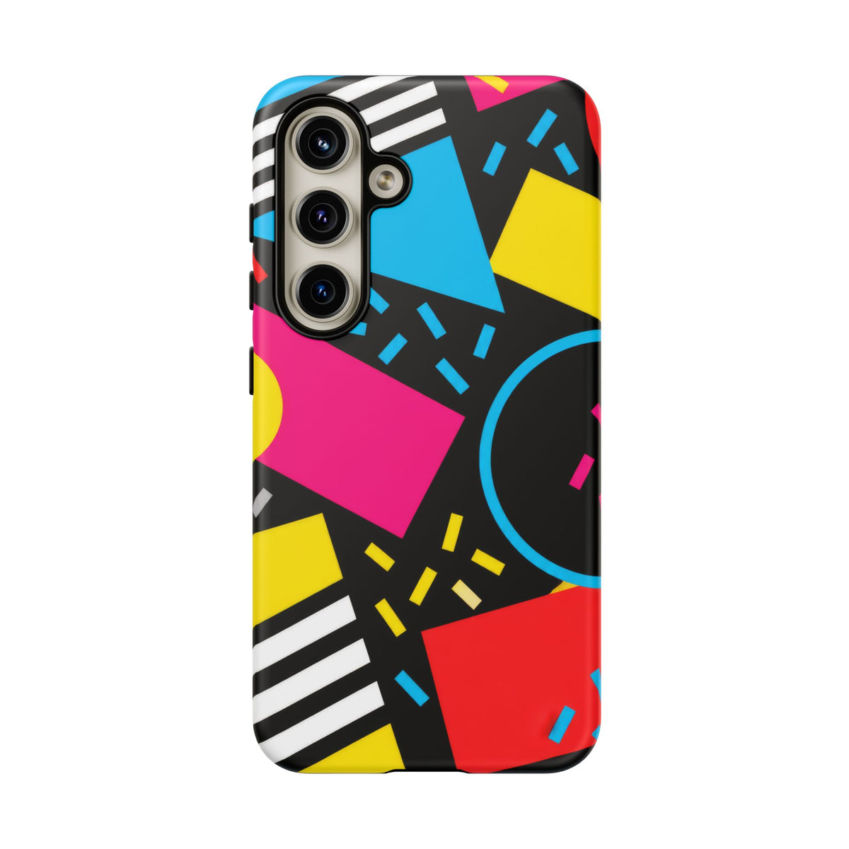 Midnight Confetti Samsung Galaxy Tough Case | Bright Abstract on Black