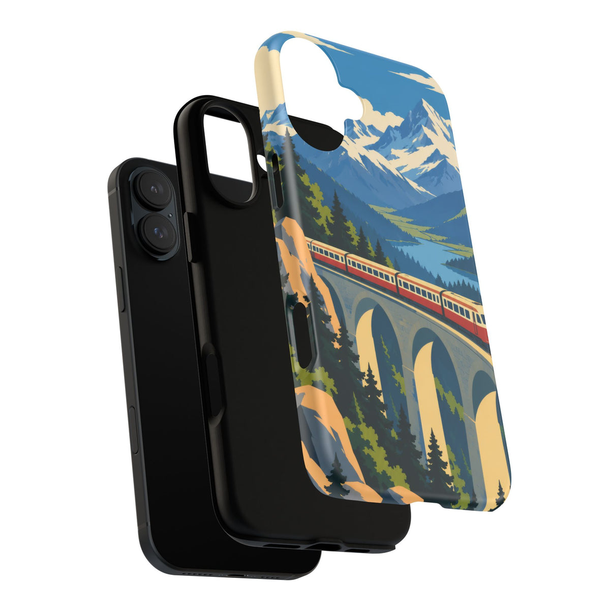 Travel by Train — Alpine Express iPhone Tough Case | train travel