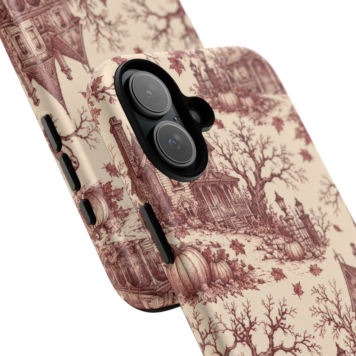 Haunted Estate Toile iPhone Tough Case | halloween toile