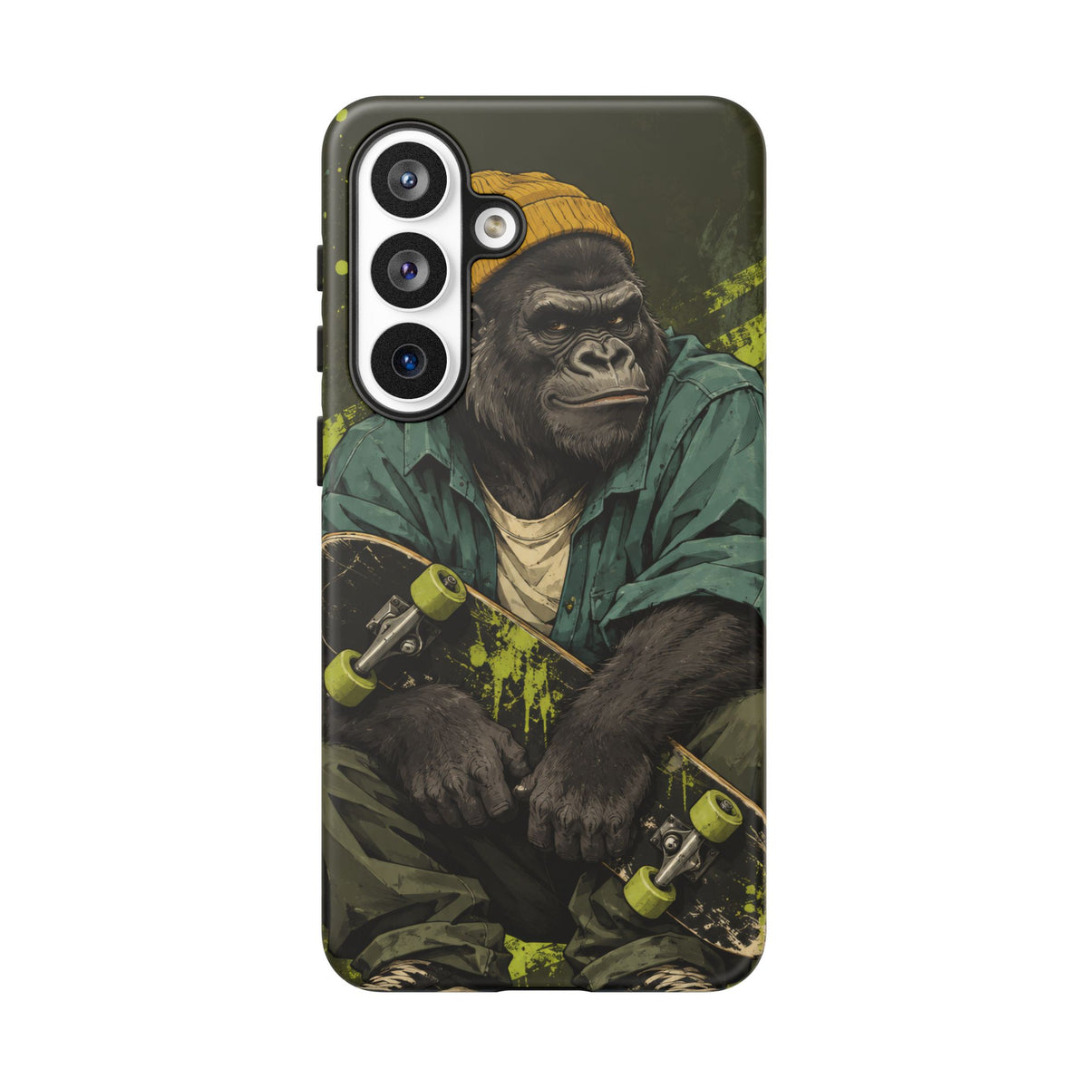 Concrete Jungle Samsung Galaxy Tough Case | Skater Gorilla Illustration