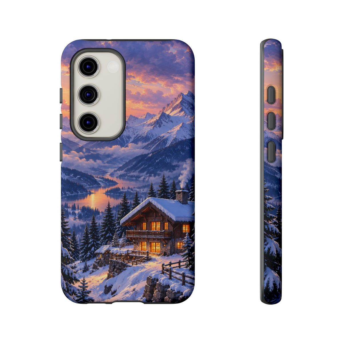 Alpine Hearth Samsung Galaxy Tough Case | winter cabin