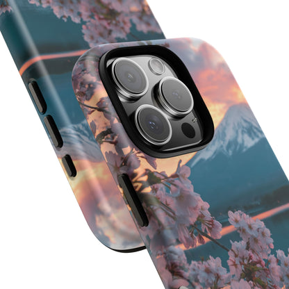 Fuji Petal Reflection iPhone Tough Phone Case