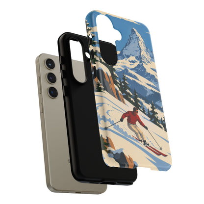 Swiss Skiing — Downhill Arc Samsung Galaxy Tough Case