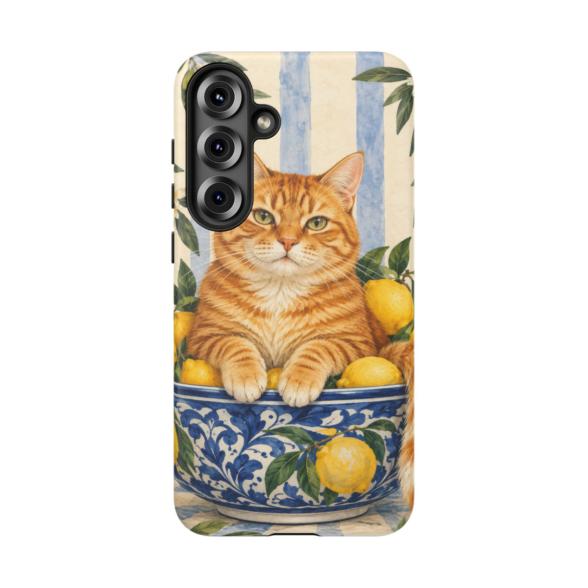 Citrus Inspector Samsung Galaxy Tough Case | ginger cat